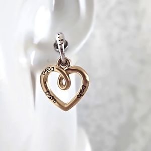 Vintage Heart Earrings.